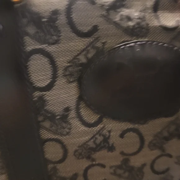 Celine Navy And Black Satchel. - Picture 4 of 8